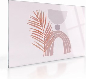 Üveg kép - Lila minimalizmus N⁰1 (70x50 cm)