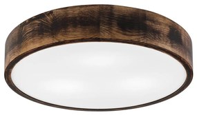 OAK SMOKY mennyezeti lámpa 3xE27/15W/230V, 47,5 cm, tölgy/sötétbarna