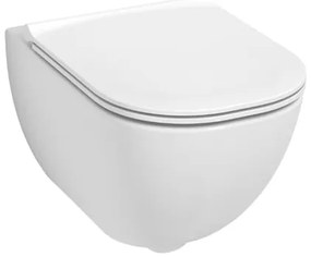 WC soft close ülőkével felakasztható Jika MIO-N fehér fényes felülettel hátsó kifolyással H8667180000001