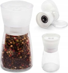 Kézi Bors- És Sódaráló 170ML Fehér Konyhai