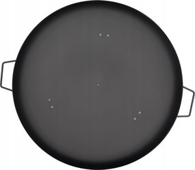 Kerti Tűzrakóhely Nagy 80 CM Grill Tűzrakóhely Acél Bogrács Fekete XXL