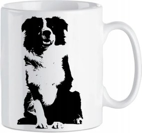 Border Collie kutya mintás bögre 330 ml