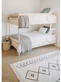 Krémszínű mosható kézi szövésű pamut szőnyeg 170x120 cm Bereber Rhombs – Lorena Canals