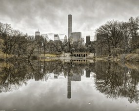 Poszter 50x40cm Alsó-Manhattan panoráma a Central Parkból 2, Assaf Frank