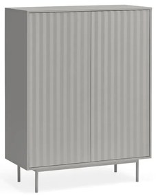 Szürke magas komód 97x130 cm Sierra – Teulat