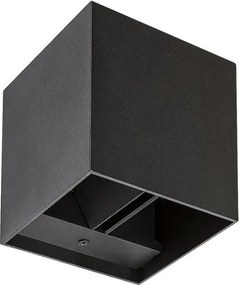 RÁBALUX 7396 SOLIN Modern Kültéri Fali Lámpa Matt Fekete G9 IP44