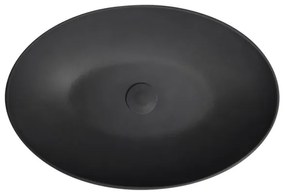 Sapho - FORMIGO ráültethető mosdó 60x40 cm, beton/antracit