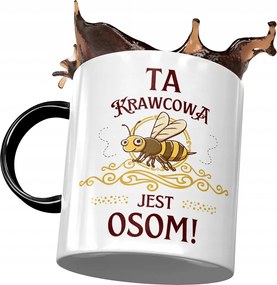 Fekete Varrónő Bögre Ez A Varrónő Darázs Nyomtatott Fotóval