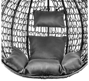 AKCIÓ Fekete függőszék KOKON állvány nélkül II. osztály