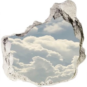 3d lyuk fal dekoráció Felhők nd-p-83322536