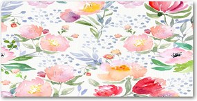 Pipacsok konyhai üvegpanel 140x70 cm Ragasztó