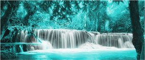Kép - Kék vízesés (120x50 cm)
