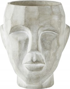 Villa Collection Vern Beton virágtartó Fej Szürke