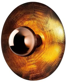 Rézszínű fali lámpa ø 28 cm Kurt – Opviq lights