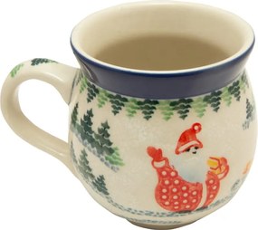 Cseh bögre Hordó 330 ml Kerámia Bolesławiec