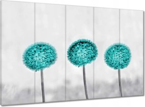 Vászonkép 100x70 Türkiz pitypang virág