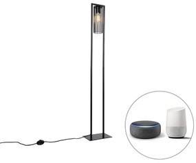 Intelligens modern állólámpa, fekete, Wifi ST64 - Balenco Wazo