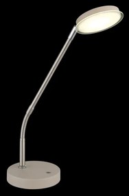 Globo 58504TSA - SILVIO érintésvezérlésű, dimmelhető asztali LED-lámpa LED/6,5W/230V bézs