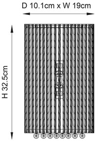 Endon 81978 - Fali kristály lámpa GALINA 2xG9/25W/230V fényezett króm