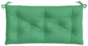 zöld oxford szövet kerti padpárna 110 x 50 x 7 cm