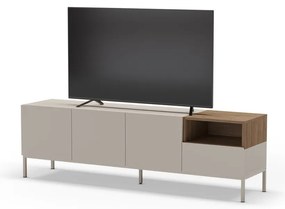 Krémszínű TV-állvány 180x55 cm Cailin – Marckeric