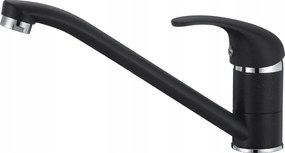 Konyhai Csaptelep Como Mosogatóhoz Fekete Robusztus Mosogató Csaptelep