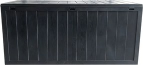 Kerti tároló box 112x49x54 cm, műanyag, szürke, AZB-G2075 GREY