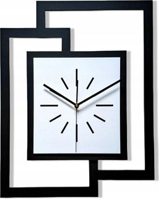 Nagy,modern Falióra Nappaliba,konyhába,geometrikus, Loft, Fehér