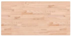 tömör bükkfa fürdőszobai pult 100 x 50 x 2,5 cm