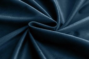Petrolkék sötételő függöny VELVET 140x270 cm Felfüggesztés: Hullámos sínszalag