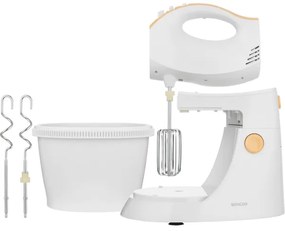 Sencor - Kézi habverő forgó tállal 500W/230V fehér