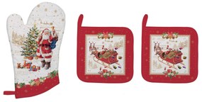 Karácsonyi edényalátét és edényfogó kesztyű szett Christmas Memories