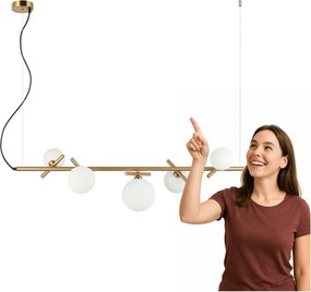 Függőlámpa Reverso PND-5622-5-BRO-W Italux