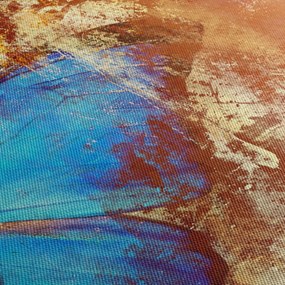 Kép - Kék pillangó (120x50 cm)