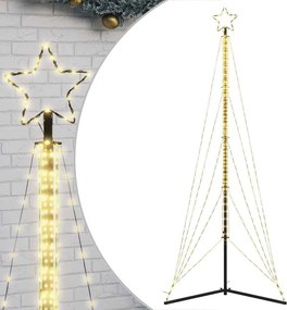 vidaXL meleg fehér LED karácsonyfa 525 LED 302 cm