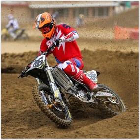 Poszterek 30x30 Motocross Motorkerékpár Motor