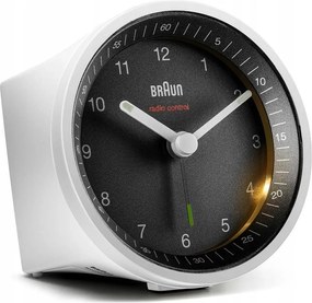 Fehér Ébresztőóra Braun BC07WB-RC Rádióvezérlésű Ébresztés Szundi Funkció