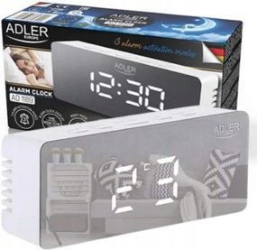 Ébresztőóra Elektronikus Óra Hőmérő Tükör Üzemmódok