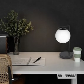 Asztali lámpa 1xE27/40W/230V fekete/fehér