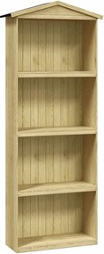 vidaXL kerti impregnált fenyőfa szerszámoskamra 87x33x222 cm