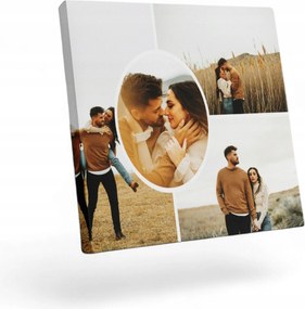 Fotó-vászonkép Az Ön fotója 40x40 Kollázs Varázsló Minta 4 Kép