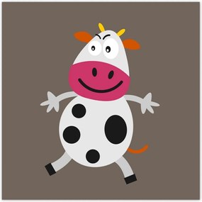 Poszterek 100x100 Vidám tehén