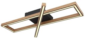 Globo 67287D1 - LED mennyezeti lámpatest MANDERA LED/36W/230V barna