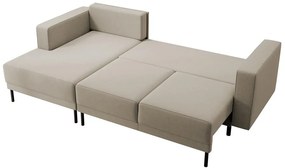 Sarokkanapé Rodriguez mini (B) (közepes bézs + fekete). 1099554