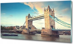 Fotó üveg kép Híd Prága Csehország 100x70