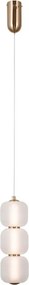 Italux Ganti PND-34362-3V-HBR-OPAL Függőlámpa 1x8W/LED 3000K 865lm IP20