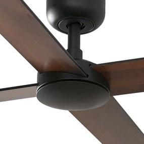 FARO 34356-Mennyezeti ventilátor RUDDER L barna/fekete átm. 132 cm + távirányítás