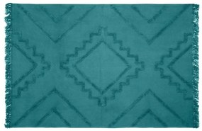 Rombusz mintás szőnyeg, 120x170 cm, türkiz - ALI