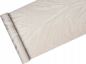 Rózsaszín fali tapéta fűlevéllel