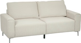 HOMCOM 3-Fős Kanapé, Karfás Kanapé Hátpárnákkal, Corduroy Kárpitozású Nappali Kanapé Rugós Maggal, Vastagon Kárpitozott Kanapé, Nappaliba, Hálószobába